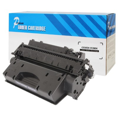 Caixa com 10 Toner Compatível com HP CE505X CF280X | P2055 M401 2055N 2055DN 2055X | Premium