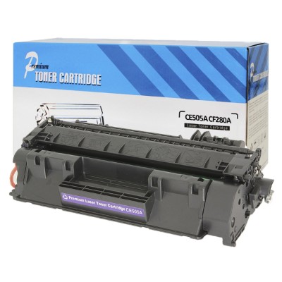Caixa com 10 Toner Compatível com HP CE505A CF280A | P2035 P2055 M425 M401 2035 2055 425 | Premium